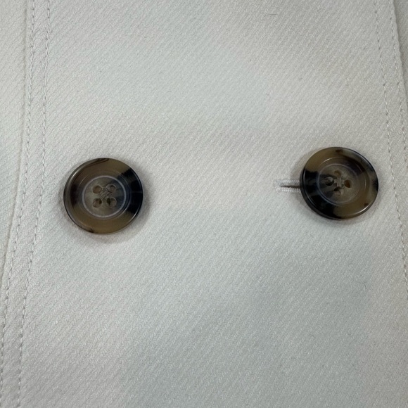 Old Navy White Double-Breasted Trench Coat with Belt Womens - XL - Picture 3 of 14